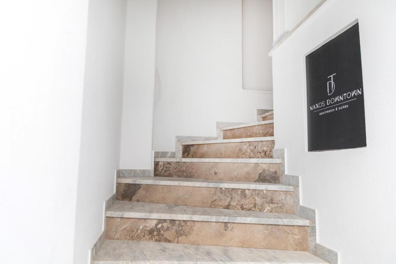 Naxos Downtown Apartments & Suites Naxos City Экстерьер фото